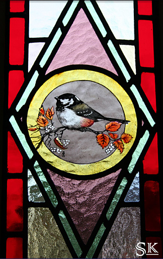 photograph of stained glass window