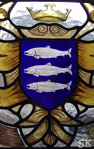 photograph of stained glass window